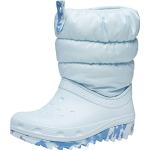 Bottes de neige & bottes hiver  Crocs Classic bleues résistantes à l'eau Pointure 28 look fashion pour enfant en promo 