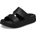 Sandales à talons Crocs noires Pointure 35 look fashion pour femme 