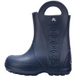 Crocs Mixte enfant Handle It Rain Boot Kids Chaussures bateau, Navy, 27/28 EU