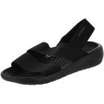 Crocs LiteRide Stretch Sandal, Bout Ouvert Femme, Black/White, 34/35 EU