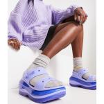 Sandales à talons Crocs violettes respirantes à bouts ouverts Pointure 39 pour femme en promo 