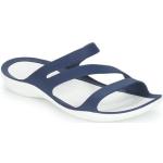 Sandales Crocs bleues Pointure 41 avec un talon jusqu'à 3cm pour femme en promo 