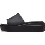 Sandales compensées Crocs noires Pointure 43 look fashion pour femme 
