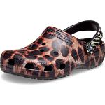 Sandales plates Crocs Classic noires en caoutchouc à motif animaux Pointure 37 look fashion pour femme 