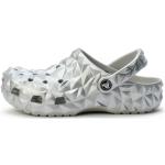 Sandales Crocs Classic argentées Pointure 41 avec un talon jusqu'à 3cm pour femme en promo 