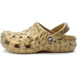 Sandales Crocs Classic dorées Pointure 41 avec un talon jusqu'à 3cm pour femme en promo 