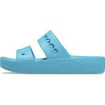 Sandales plateformes Crocs Baya bleues Pointure 37 plus size look fashion pour femme 