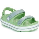 Sandales Crocs Crocband vertes en caoutchouc Pointure 25 avec un talon jusqu'à 3cm pour enfant 