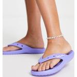 Tongs  Crocs violettes respirantes à bouts en amande Pointure 39 classiques pour femme en promo 
