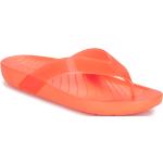 Tongs  Crocs Flip orange en caoutchouc Pointure 38 pour femme en promo 