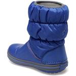 Crocs Winter Puff Boot Kids, Bottes de Neige Mixte Enfant, Bleu (Cerulean Blue-Light Grey) 22/23 EU