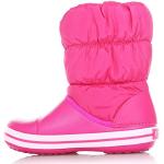 Bottes de neige & bottes hiver  Crocs roses en coton Pointure 25 look fashion pour enfant 