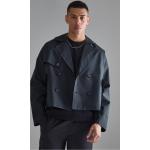 Trench coats boohooMAN noirs Taille XS pour homme 