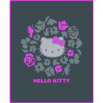 Plaids polaires CTI roses en polyester Hello Kitty 