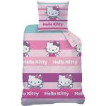 Housses de couette CTI roses Hello Kitty en lot de 2 140x200 cm 