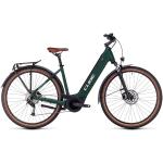 Vélos électriques Cube verts en aluminium 500 Wh moteur central 9 vitesses 