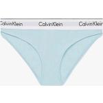 Slips de créateur Calvin Klein Underwear bleues claires en modal classiques pour femme 
