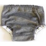 Culottes de protection grises en velours Taille 1 mois pour garçon de la boutique en ligne Etsy.com 