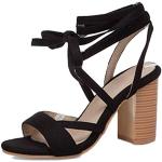 Sandales à talons noires Pointure 48 look fashion pour femme 