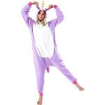 CuteOn Adulte Onesies Costume Animal Pajama Noël Sleepwear Carnival Déguisement Femme Pyjama Onesie Nightwear-Licorne-Pourpre-XL