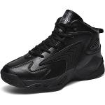 Chaussures de basketball  noires Pointure 48 look fashion pour homme 
