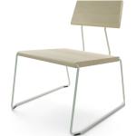 Chaises longues design blanches 