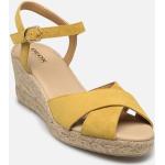 Chaussures casual Geox jaunes en nubuck Pointure 41 look casual pour femme 