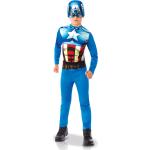 Déguisements bleus de Super Héros Captain America Taille 8 ans look fashion pour garçon de la boutique en ligne Rakuten.com 