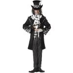 Déguisements de clown blancs à carreaux Alice au Pays des Merveilles Chapelier Fou Taille XL look fashion pour homme 