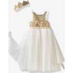 Déguisements Vertbaudet blancs en tulle à sequins de princesses Taille 7 ans pour fille de la boutique en ligne Vertbaudet.fr 