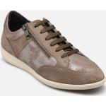 Chaussures Geox Myria marron en cuir Pointure 37 pour femme en promo 