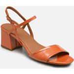 Sandales Geox orange en cuir en cuir Pointure 37 pour femme 