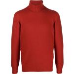 Pulls en laine rouges à manches longues à col roulé Taille XL pour homme en promo 