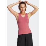 Débardeurs de yoga adidas roses Taille M pour femme en promo 