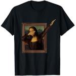 Dabbing Mona Lisa Peinture La Gioconda T-Shirt