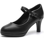 Chaussures d'été DADAWEN noires Pointure 43 look fashion pour femme 