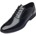 Chaussures oxford de mariage DADAWEN noires à lacets Pointure 39 look casual pour homme 