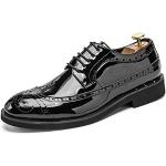 Chaussures oxford noires vegan anti glisse Pointure 46 look business pour homme 