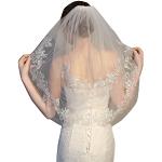 Voiles de mariée beiges en tulle à strass de mariée Tailles uniques look fashion pour femme 