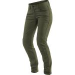 Pantalons classiques Dainese verts pour femme 