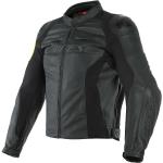 Vestes en cuir Dainese VR46 noires à motif moto Valentino Rossi Taille L pour homme 