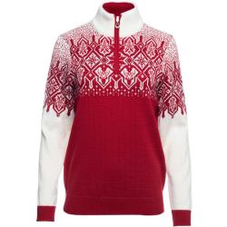 DALE OF NORWAY Winterland F Sweater - Femme - Rouge / Blanc - taille S- modèle 2024