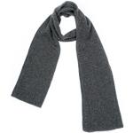 DALLE PIANE CASHMERE - Mini Écharpe 100% cachemire - Made in Italy - Femme/Homme, Couleur: Anthracite, Taille unique