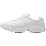 Chaussures de golf blanches en caoutchouc résistantes à l'eau Pointure 35 look casual pour femme 