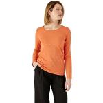 Pulls Damart orange en viscose à mailles à manches longues à col rond Taille 3 XL look fashion pour femme 