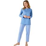 Pyjamas Damart bleus en coton Taille M look fashion pour femme 