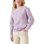 Sweats à col rond Damart violet lavande à motif fleurs à manches longues à col rond Taille XXL look fashion pour femme 