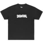 T-shirts col rond noirs à col rond Taille S look emo pour homme 