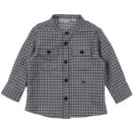 Chemises Daniele Alessandrini grises à carreaux en coton à col mao Taille 6 mois pour bébé en promo de la boutique en ligne Yoox.com avec livraison gratuite 