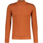 Pulls en laine Daniele Fiesoli orange à col roulé Taille 3 XL pour homme 